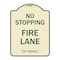 Signmission No Stopping Fire Lane Refer to CVC 22500.1 Heavy-Gauge Aluminum Sign, 24" x 18", TG-1824-23576 A-DES-TG-1824-23576 - alternate 1